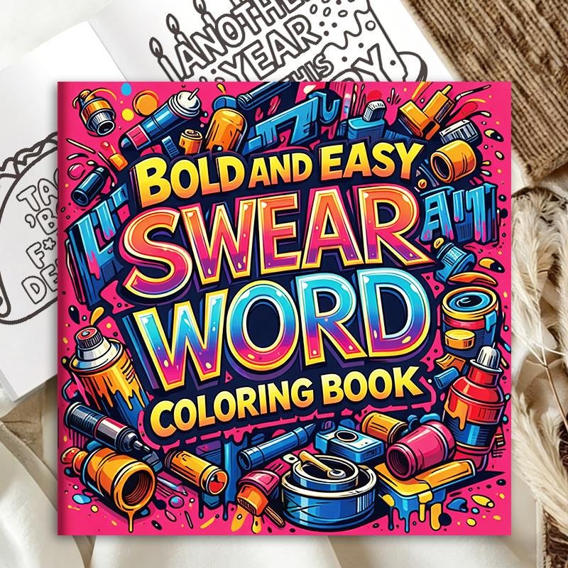 Adult Coloring Book with Witty - огляд і ціна Adult Coloring Book Stress Relief