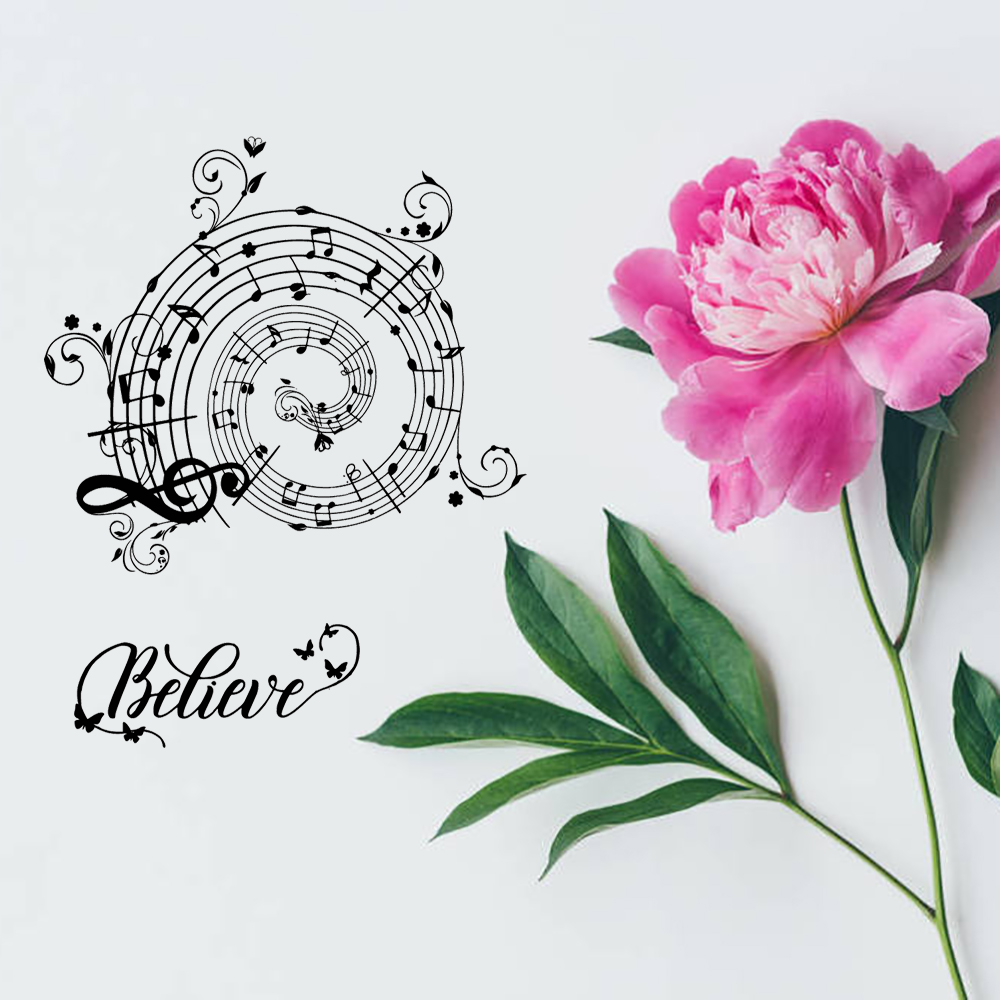 AZSG Music Score|Butterfly Not - огляд і ціна Blank Sheet Music Notebook