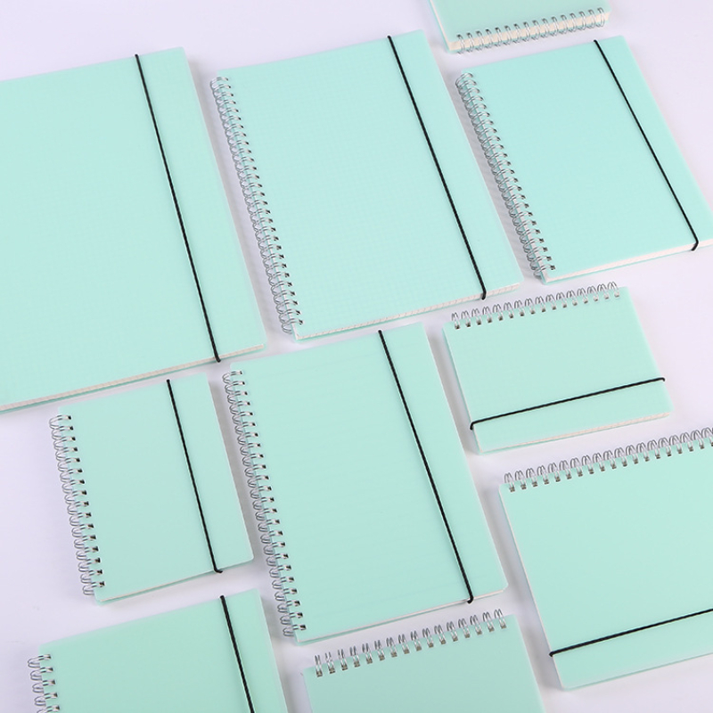 A6 A5 B5 A4 Green Spiral Book  - огляд і ціна A5 Spiral Dotted Grid Notebook