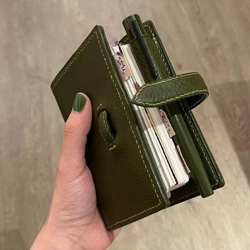 New M5 Green Leather Notebooks - огляд і ціна Vintage Leather Journal Notebook