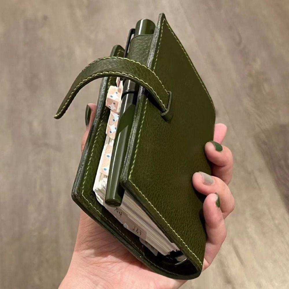 New M5 Green Leather Notebooks - огляд і ціна Vintage Leather Journal Notebook