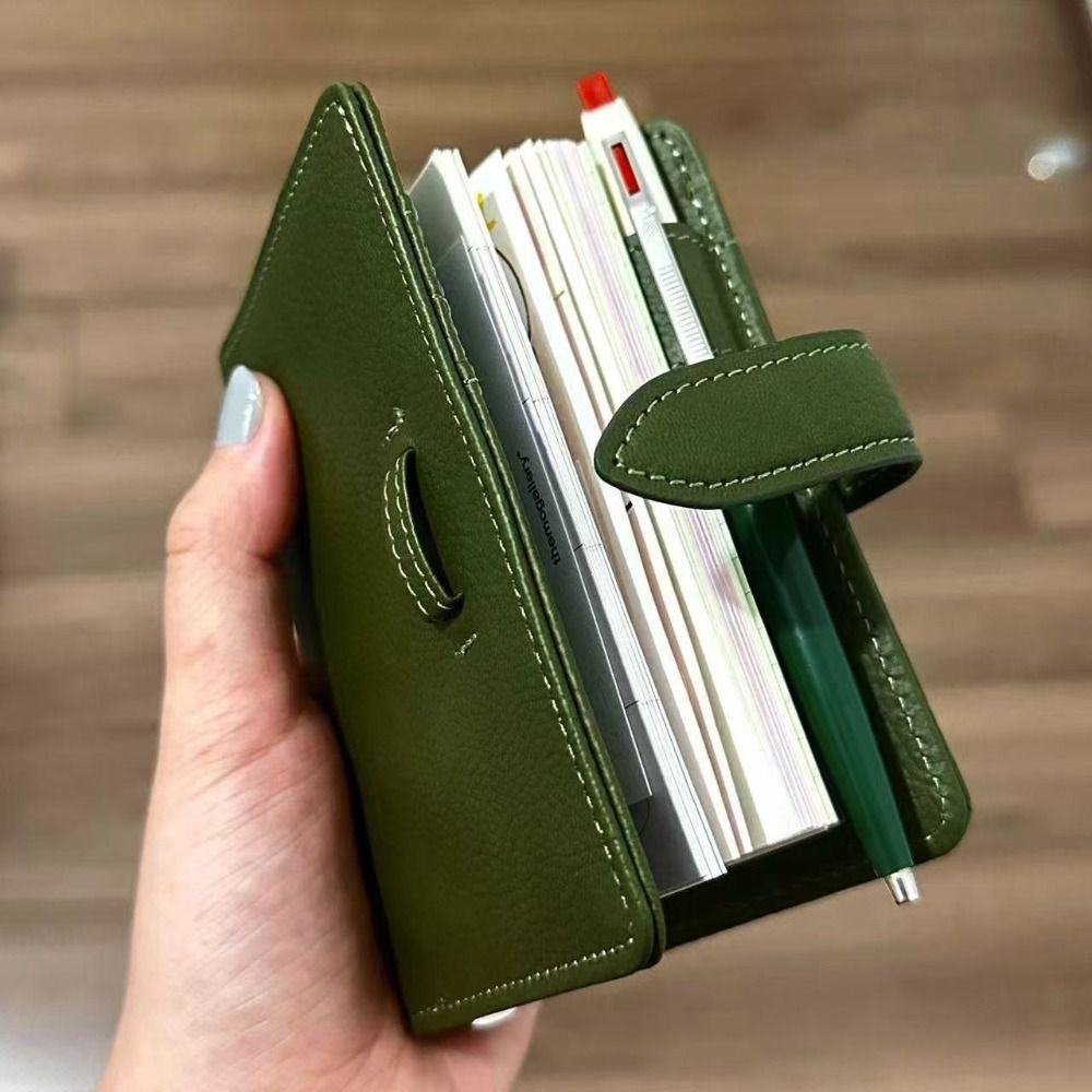 New M5 Green Leather Notebooks - огляд і ціна Vintage Leather Journal Notebook