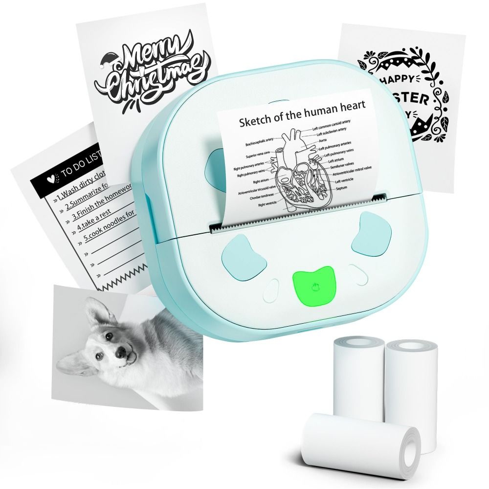 Mini Sticker Printer with 3 Pa - огляд і ціна Mini Pocket Thermal Printer Paper Roll